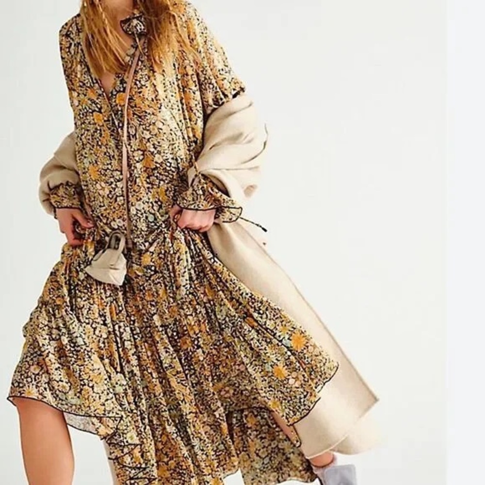 Free People Feeling Groovy Maxi Dress XS - Picture 4 of 6